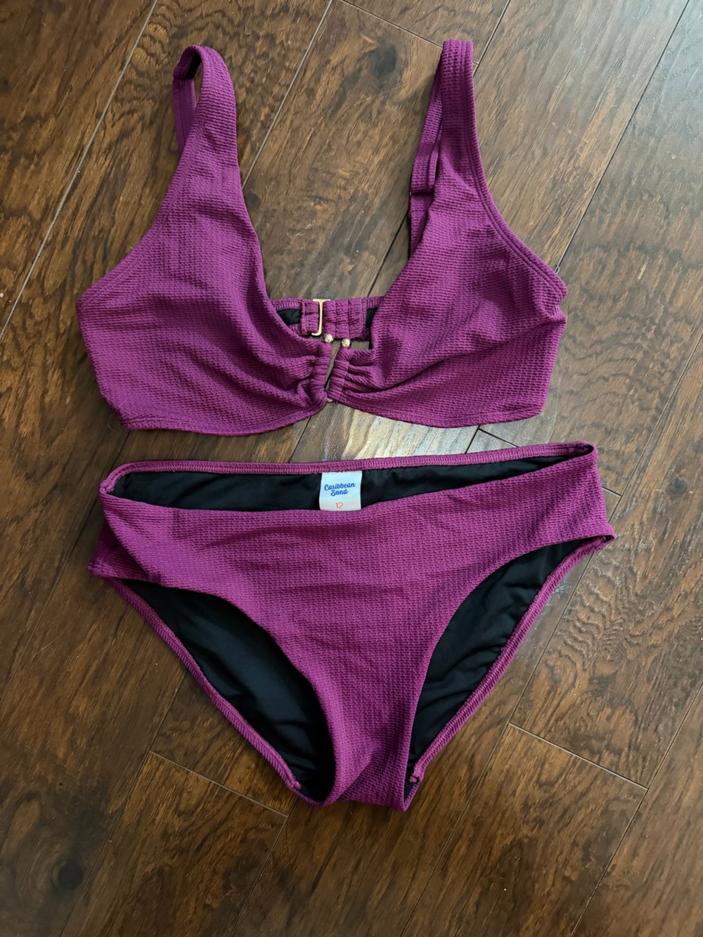 Caribbean Women's Bikini Set in Deep Magenta
